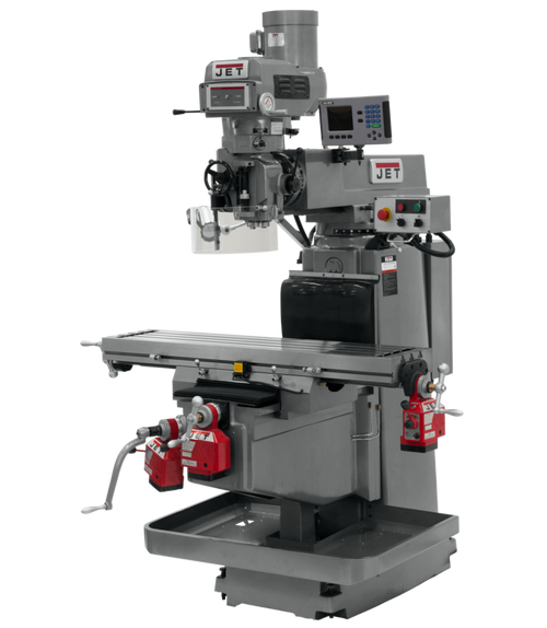 Jet 698065 JTM-1254VS mit ACU-RITE 203 3X (Q) DRO, X,Y&Z Powerfeeds Fräsmaschine