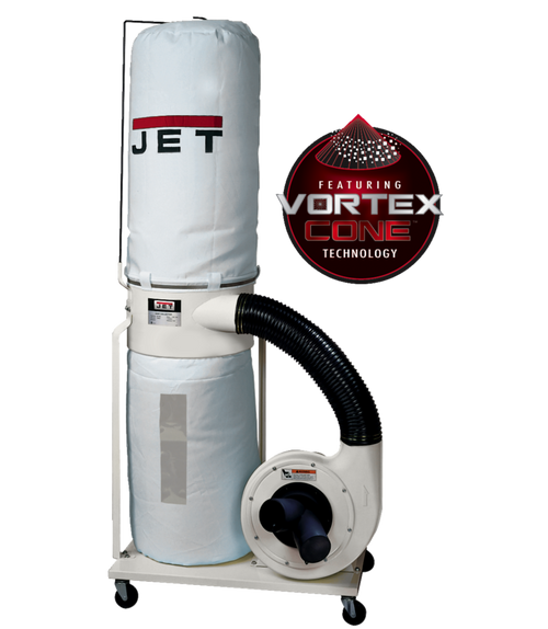 Jet DC-1200VX-BK3 2HP 3PH Dust Collector w/30-Micron Filter (710703K)