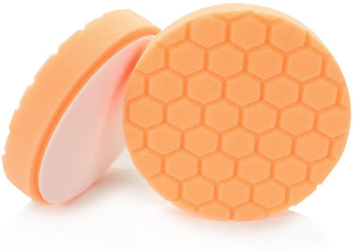 Chemical Guys Orange Hex-Logic Medium-Heavy Cutting Pad (BUFX_102HEX4)