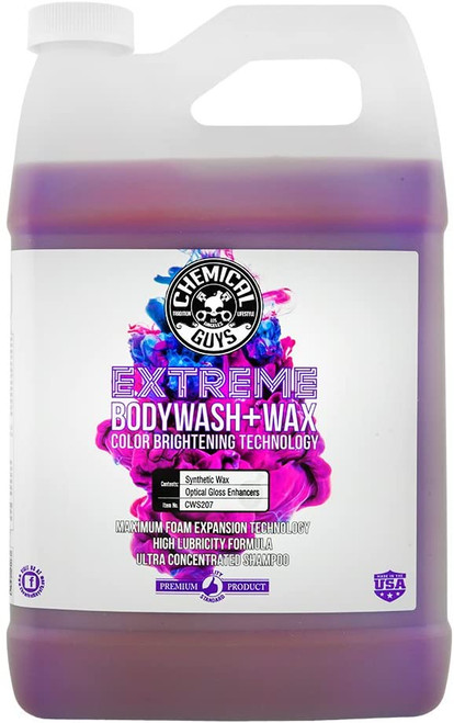 Chemical Guys CWS207 Extreme Body Wash & Wax, 1 Gallone