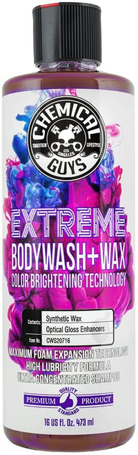 Chemical Guys CWS_133 Glossworkz Gloss Booster Car Wash Soap, 1 Gal.,  Watermelon