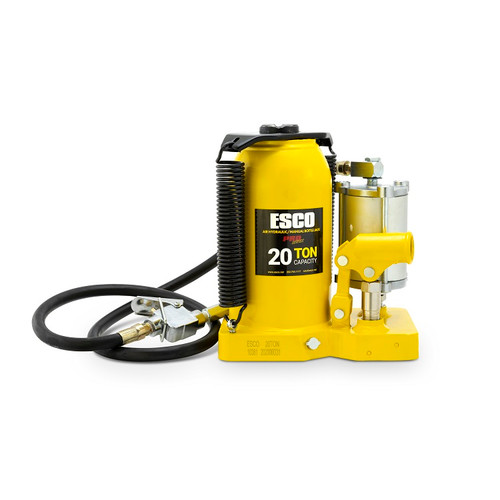 Esco 10381 Pro Series 20 Ton Air Hydraulic Bottle Jack