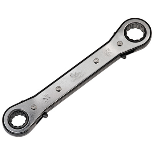 K Tool 45208 Ratcheting Box End Wrench, 1/4" x 5/16", 12 Point