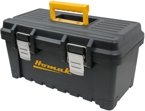 Homak HA01086175 6-1/4-Inch x 8-Inch Plastic Tool Storage Box, Short