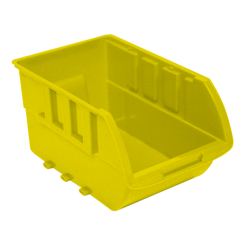 Homak HA01001595 Single Plastic Individual Bin, Large, Yellow - Tool Storage