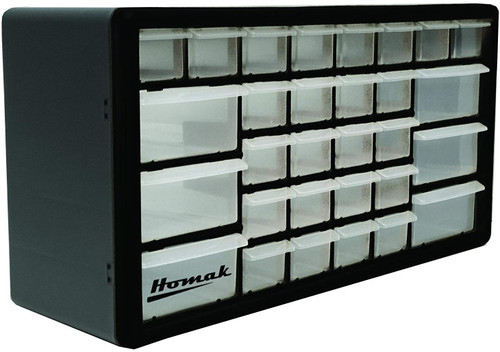 Homak 30 Drawer Parts Organizer with Drawers (HA01030102)