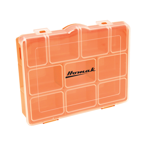 Orange Small Plastic Storage Bin, Pack of 6