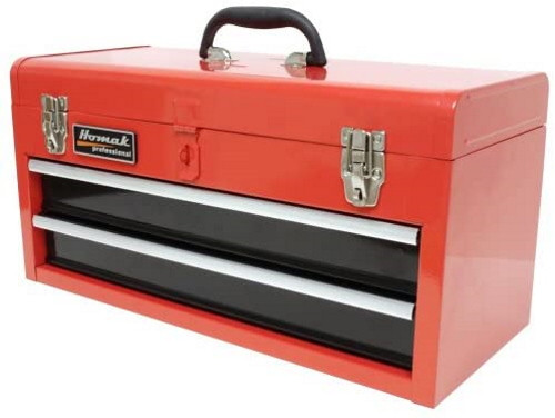 Homak 20-Inch 2-Drawer Ball-Bearing Toolbox/Chest, Red (RD01022001)