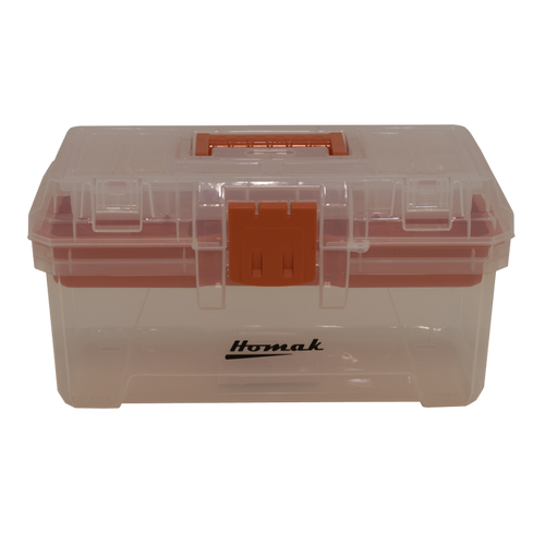 Homak TP00112055 12? Transparent Hand Carry Toolbox