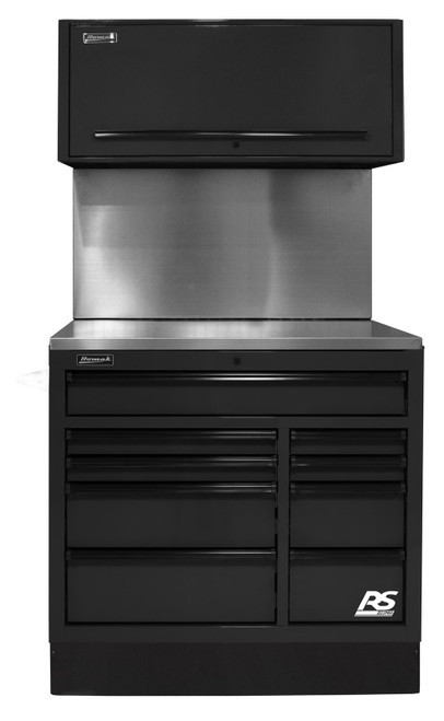 Homak CTS Series 41" Tool Chest and Cabinet Set, Black (BKCTS41001)