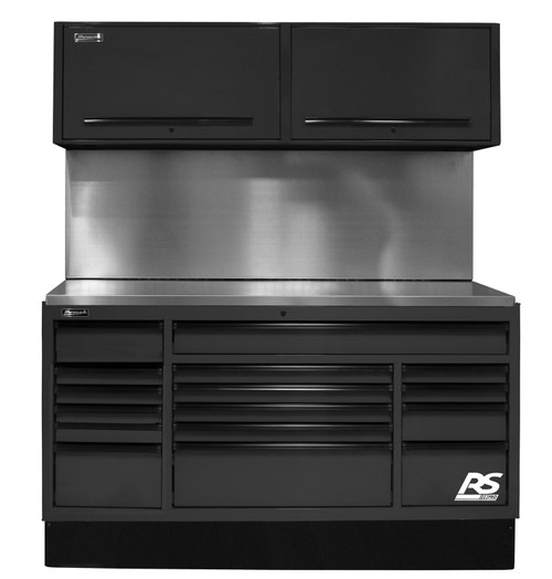 Homak 72 in. CTS Series Tool Chest and Cabinet Set, Black (BKCTS72001)