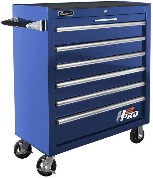 Homak bl04036061 Servante roulante h2pro 36" - bleu