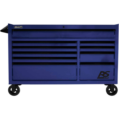 Homak 54" RS Pro Series 10 Drawer Roller Tool Cabinet, Blue (BL04054010)