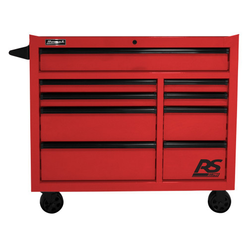 Homak RS PRO 41-Inch 9-Drawer Rolling Tool Cabinet, Red (RD04004193)