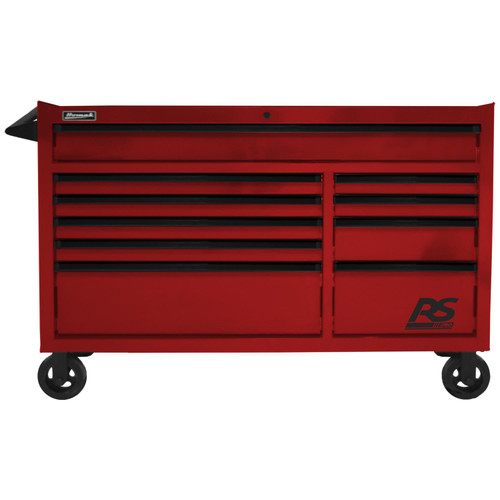 Homak 44 RSPro 9-Drawer Power Service Cart-Red (RD06044090)