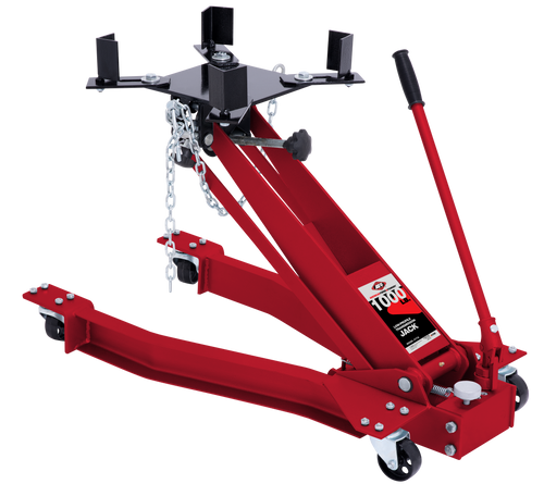 American Forge & Foundry Low Profile 1000 Lb Transmission Jack with 4-Way Tilting Head (3171A)