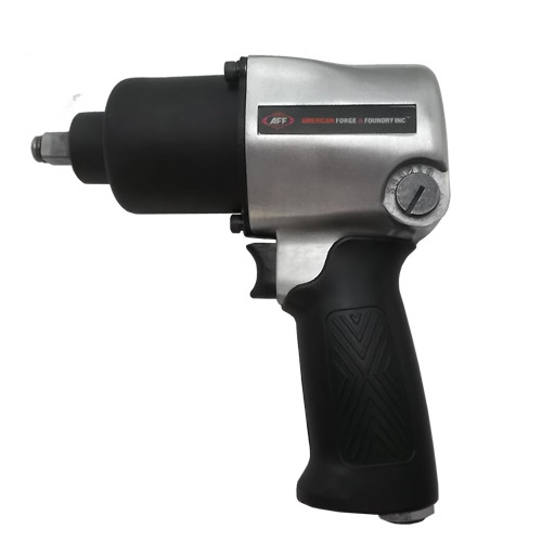 American Forge & Foundry 1/2 Premium Air Impact Wrench with Adjustable Throttle, Aluminum Casing (7660)