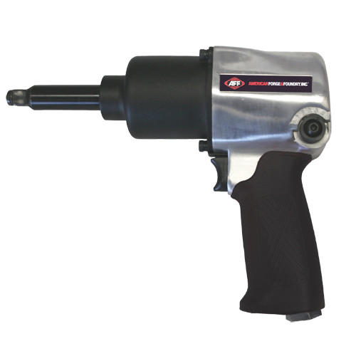American Forge & Foundry 1/2 Durable Air Impact Wrench, 2 Extended Anvil - 7000 RPM (7665)