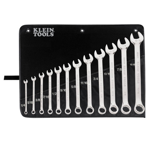 مجموعة مفاتيح الربط من Klein Tools 68404، 12 قطعة