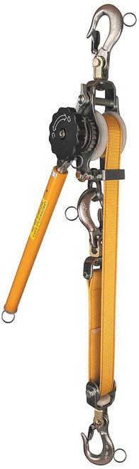 Klein Tools KN1500PEXH Web-Strap Ratchet Hoist with Hot Rings