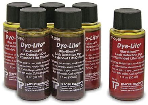 Tracerline Spectronics tp-3940-0601 tinte refrigerante de larga duración de mezcla de rito