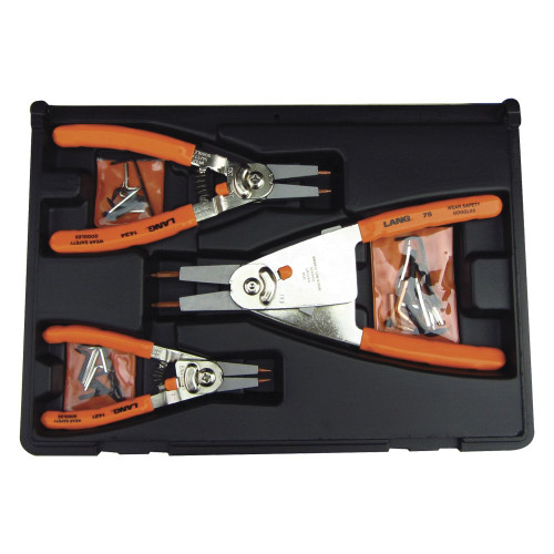 Lang Tools 3-Piece Quick Switch Retaining Ring Pliers Set (1465)