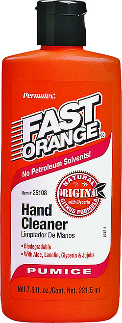 Frasco de limpador rápido laranja Permatex 25108