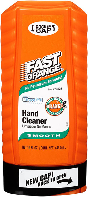 Limpador de mãos Permatex 23122 Fast Orange Smooth Lotion - 15 fl. onças.