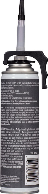 Permatex 85144 The Right Stuff Grey Gasket Maker, 7.5 oz. JB Tools