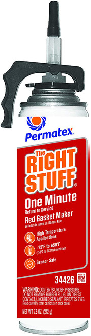 Permatex 34426 Right Stuff Red High Temperature Gasket Maker 7.5 oz.