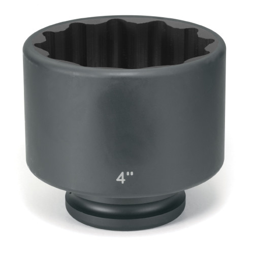 Grey Pneumatic 6344R 1-1/2" Drive x 4-1/2" Standard Length Impact - 12 Point