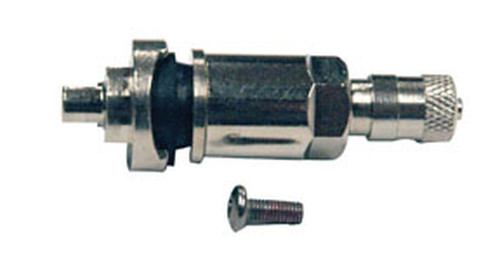 John Dow Dynamic 6-203 Chrome Replacement Valve עבור Schrader Snap-In