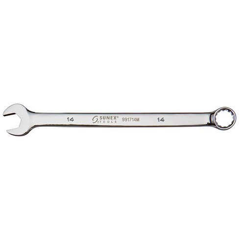 Sunex 14mm Full Polish V-Groove Combination Wrench (991714MA)