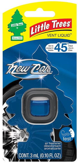Little Trees CTK-52633-24 Air Car Freshener Vent Liquid New Car Scent, 4-Pack