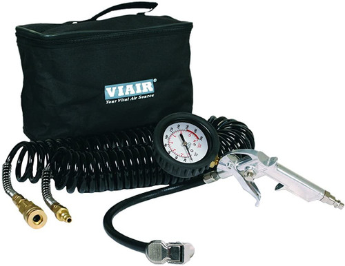 VIAIR Tire Inflation Kit 200 PSI w/ 2.5" Mechanical Gauge Tire Gun (00047)