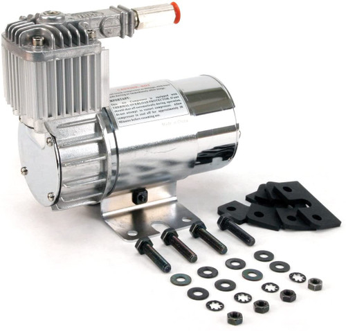 VIAIR 100C Chrome Compressor Kit with Omega Mounting Bracket (10016)