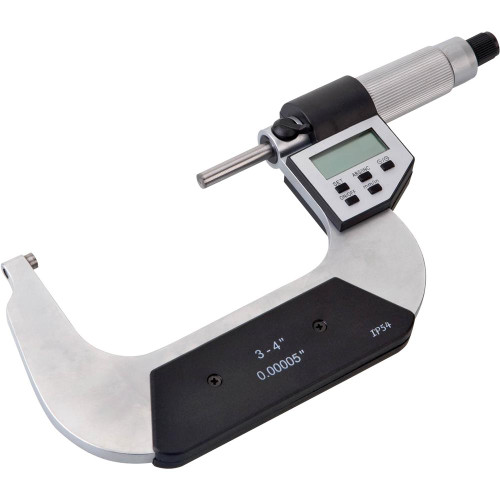 Shop Fox 3-4 Inch Digital Micrometer with 0.0005 Inch 0.0127mm Graduations (M1086)