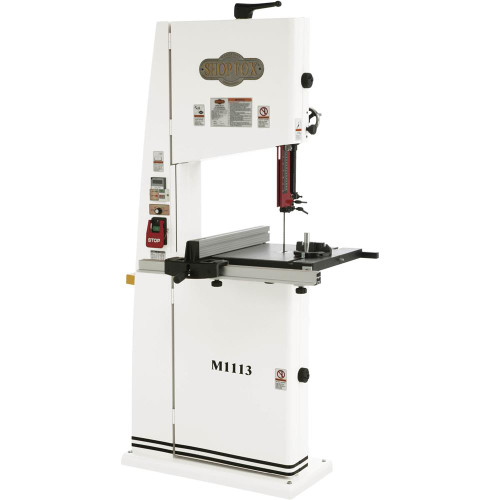 Shop Fox 18" Vertical Variable-Speed Wood and Metal Bandsaw with VFD (M1113)