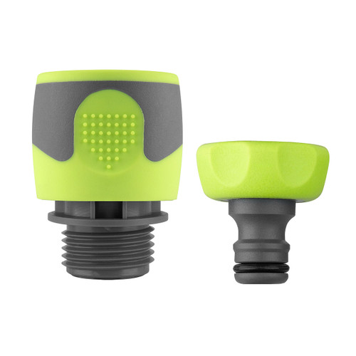 Flexzilla Garden Hose Quick Connect Coupler Plug Kit (HFZGAK11)