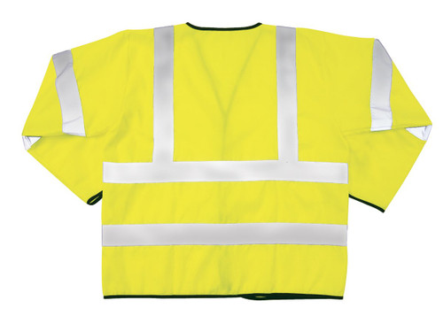 SAS Safety 690-1309 Ansi Class 3 Safety Jacket, Yellow, Large