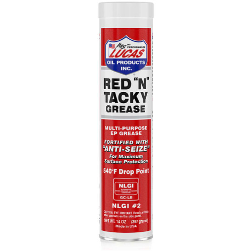 Lucas Oil 10005 Red 'N' Tacky Grease - 14 Oz.