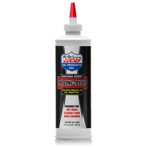 Lucas Oil 10063 motorinloopolie-additief - plus zink - 16 oz.