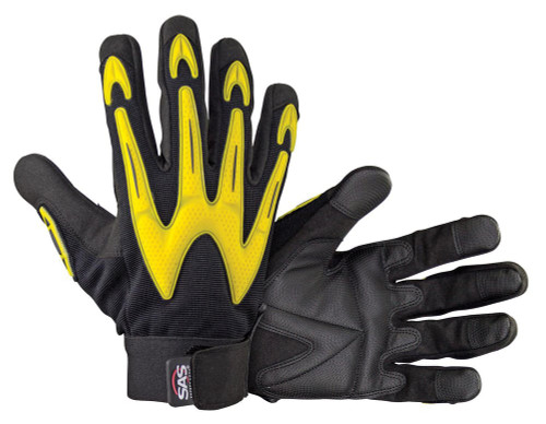 SAS Safety 6721-04 mx gants de sécurité à paume rembourrée résistant aux chocs, xl