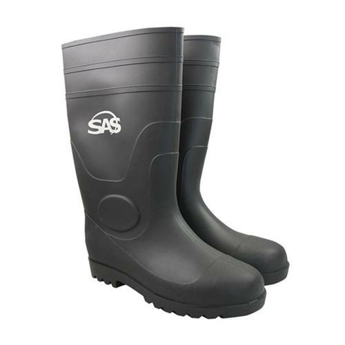 SAS Safety 7130-07 Rubber Work Boots with Non-Steel Toe, 16" Tall, Size-7