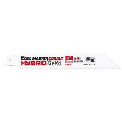 M.K. Morse RB610T05 6" x 3/4" x .035" Master Cobalt Hybrid Bi-Metal Blades