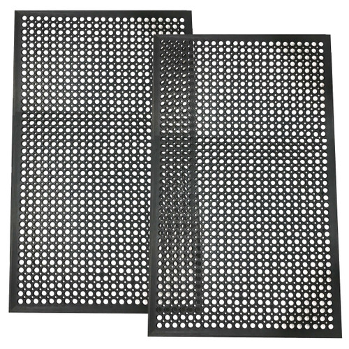 Buffalo Tools RMAT352PK 3 x 5 Foot Industrial Rubber Floor Mat - 2 Pack
