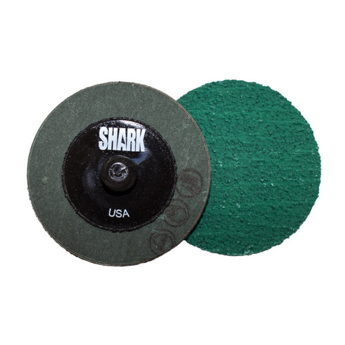 Shark Industries 12613 2" Green Zirconia Mini Grinding Discs 24 Grit - 25 Pk