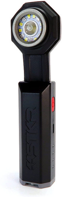 STKR Concepts 00385 FLEXIT 6.5 Pocket Light - 650 Lumen LED Flashlight, BK/Grey
