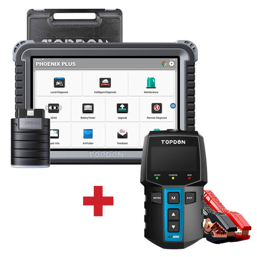 Topdon USA Phoenix Plus 2YR Advanced Intelligent Diagnostic Scan Tool +  Free Tool