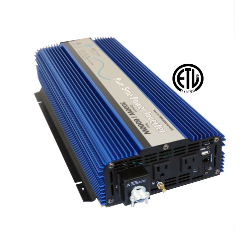 Aims Power PWRI300012120SUL 3000 Watt Pure Sine Wave Inverter